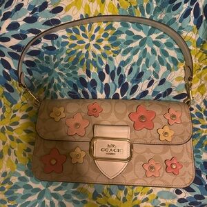 Coach Flower Shoulder Bag